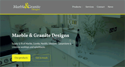 Desktop Screenshot of marbleandgranitedesigns.co.uk